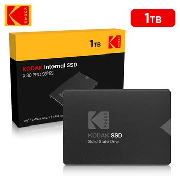 100% Kodak X130 PRO SSD 2,5-Дюймовый Жесткий Диск 1 ТБ HD SATA III Внутренний Жесткий Диск 1 ТБ для Портативного Компьютера Бесплатная Доставка Изображение