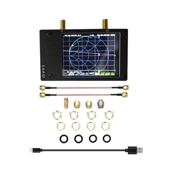 2,8-дюймовый Векторный сетевой анализатор S-A-A V2 Spectrum Analyzer Поддерживает Антенный сетевой анализатор частотой 50 кГц-3 ГГц Изображение