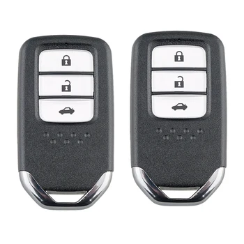 2X Автомобильный Умный Дистанционный Ключ 3 Кнопки 433 МГц ID47 Чип Для Honda City/Jazz/Civic/Grace 2015 KR5V2X Изображение
