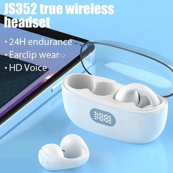 Bluetooth-гарнитура JS352 беспроводная гарнитура костной проводимости, высококачественная гарнитура, спортивные наушники и микрофон smart headset, 5.3 Изображение