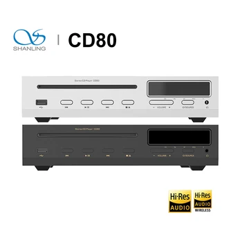CD-плеер SHANLING CD80 MQA ES9219MQ DAC с чипом Hi-Res Audio Phillips CD-привод Bluetooth-вход Sanyo HD860 Laser Изображение
