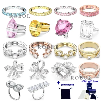 JZ09 2022 Высококачественные женские кольца, кольца из коллекции Lucent для праздничных подарков, бесплатная доставка, подарочная коробка с доставкой Изображение