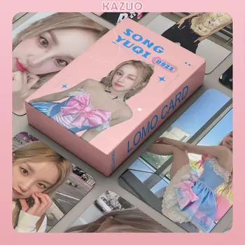 KAZUO 55 шт. (G) I-DLE Альбом Song Yuqi Lomo Card, серия фотокарточек Kpop, серия открыток Изображение