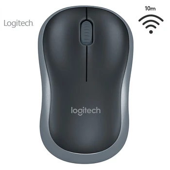 Logitech M185 Беспроводная Мышь Симметричного дизайна с USB-наноприемником для Windows, Mac OS, Официальный Тест Поддержки Linux Изображение