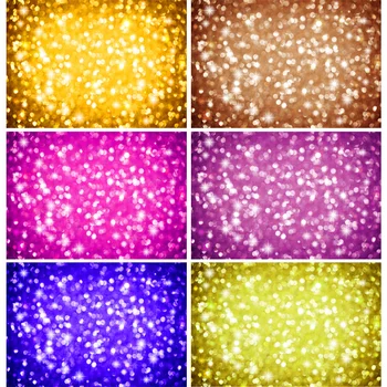 SHENGYONGBAO Блестящая Золотая вспышка Рождественские Фоны для фотосъемки Facula Defocus Абстрактный Сверкающий студийный фон Dream HD-02 Изображение