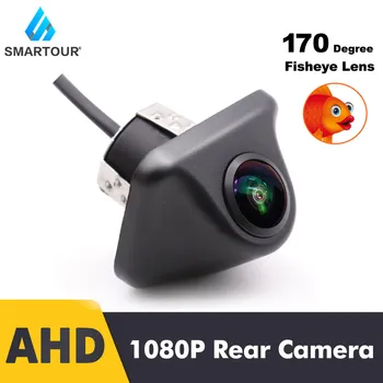 SMARTOUR 1080P AHD/CCD Автомобильная Камера Заднего вида Ночного Видения Заднего вида Автоматический Парковочный Монитор Водонепроницаемый 170-Градусный HD-видео. Изображение