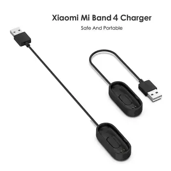USB-зарядные устройства для Xiaomi Mi Band 4, шнур для зарядного устройства, смарт-браслет, кабель для зарядки браслета, линия зарядного устройства для Xiaomi MiBand 4 Изображение