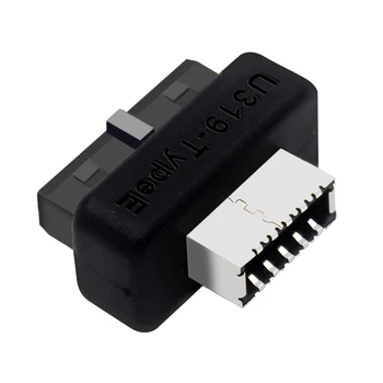 USB3.0 19P/20P преобразователь материнской платы типа E 10 Гбит/с адаптер для подключения ноутбука Изображение