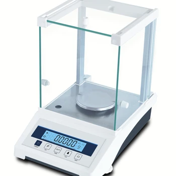 Аналитические весы 0,1 мг Электронной точности с ЖК-дисплеем, цифровые весы 0,0001 г, аналитические весовые весы Изображение