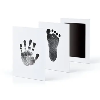Безопасный нетоксичный блокнот для печати отпечатков лап домашних животных, отпечатков детских лап, отпечатков пальцев, без чернил Изображение