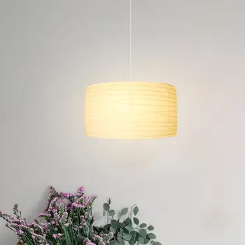 Бумажные абажуры Бумажный фонарь для подвесных светильников Торшеры для гостиной Изображение
