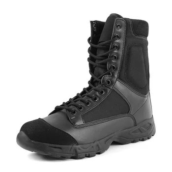 Военные тактические ботинки для боевой подготовки, походная обувь с высоким берцем, Дышащая нескользящая обувь для скалолазания, охоты, треккинга, мужская обувь Изображение