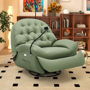 Дизайнерское кресло Lazy Floor с роскошным современным акцентом, мобильные стулья для гостиной, качалка, мебель для салона красоты в скандинавском стиле Изображение