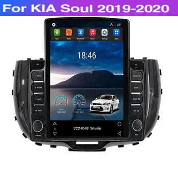 Для Tesla Style 2Din Android 12 Автомагнитола Kia Soul SK3 2019 to2035 Мультимедийный Видеоплеер GPS Стерео Carplay DSP RDS Камера Изображение
