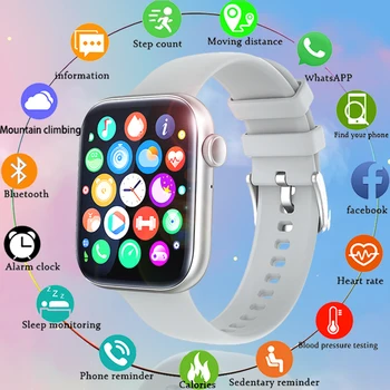 Для Xiaomi Android IOS 1,81 дюймов Bluetooth Call Smartwatch Мужские Поддержка 120 Видов Спорта Новые Женские Поворотные клавиши Smart Watch Box Изображение