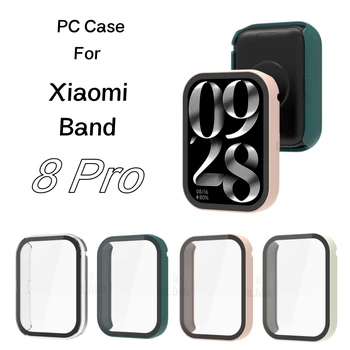 Для Xiaomi Mi Band 8 Pro Чехол для ПК с полным покрытием + Стекло Для Xiaomi Mi Band 8Pro Протектор экрана Для Mi Band 7 Pro Защитный Чехол Изображение