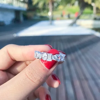 Женское кольцо из стерлингового серебра 925 пробы Изображение