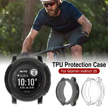 Защитная пленка с полным покрытием для GarminInstinct 2S, полый защитный чехол, прочные смарт-часы из ТПУ, мягкий бампер Изображение