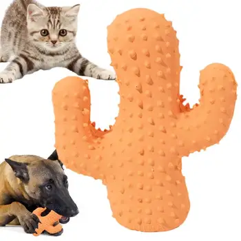 Игрушки для собак в форме кактуса, Игрушки для жевания щенков, Игрушки для чистки зубов домашних животных, Аксессуары для собак, принадлежности Изображение