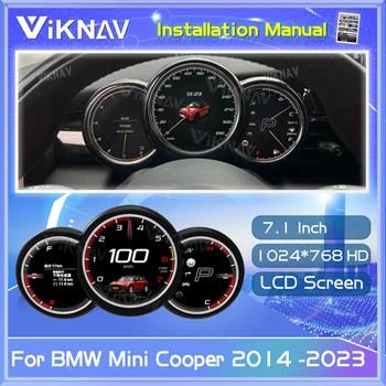 Измеритель пробега с ЖК-дисплеем для BMW MINI 2014 - 2023 Приборная панель автомобиля Цифровая комбинация приборов Спидометр Система Linux Изображение