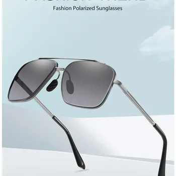 Классические новые солнцезащитные очки мужские/женские солнцезащитные очки для вождения в металлической оправе Очки UV400 с антибликовым покрытием Изображение