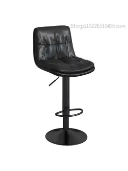 Легкий роскошный барный стул, барный стул, современный простой высокий табурет, бытовой барный стул, стул для подъема, стул кассира, барный стул Изображение