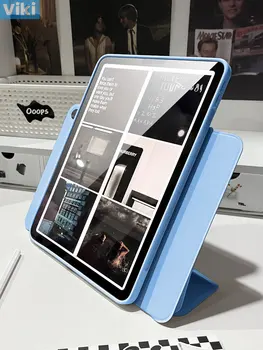 Магнитный Чехол с 720 Вращениями для iPad Air 4-го 5-го iPad 10-го Поколения iPad 10.2 9-го 8-го 7-го iPad Pro 11 12.9 Case Mini 6 Air 2 9.7 Case Изображение