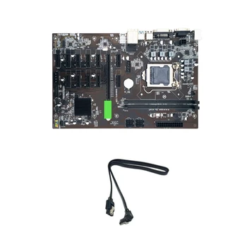 Материнская плата BTC B250 BTC CPU Miner Материнская плата DDR4 12 PCI-E Видеокарта с поддержкой LGA 1151 GPU для майнинга криптовалюты Изображение