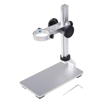 Многофункциональный USB-цифровой микроскоп Из алюминиевого сплава, поднимающий и опускающий стол, подставка для стола Изображение