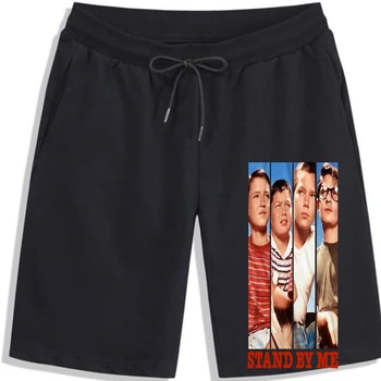 Модные мужские шорты в полоску с мужскими персонажами T-Line, мужские шорты Stand By Me, мужские шорты Изображение
