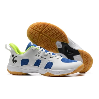 Мужская профессиональная обувь для бадминтона, пара спортивных кроссовок для ходьбы, мужская обувь для волейбола, сетчатые дышащие спортивные теннисные туфли, размер 36-46 Изображение