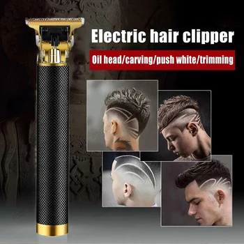 Набор электрических машинок для стрижки волос Небольшой корпус и удобен в переноске, подходит для тех, кто работает в парикмахерской индустрии Изображение