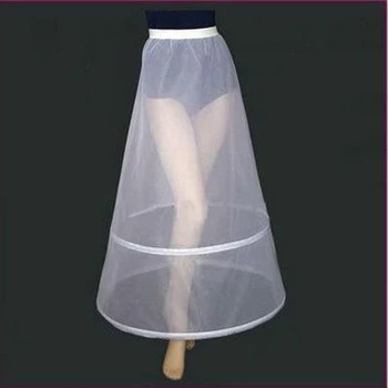 Нижняя юбка с 2 обручами для свадебного платья Свадебное платье Изображение