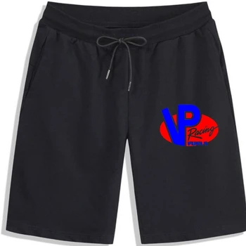 Новые мужские шорты с логотипом Vp Racing, черно-белые мужские шорты, мужские шорты, модные мужские шорты из чистого хлопка Изображение