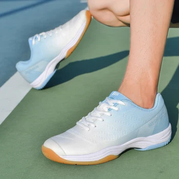 Популярная обувь для бадминтона, мужские и женские брендовые дизайнерские спортивные кроссовки, обувь для настольного тенниса Big Boy для мужчин унисекс, мужская спортивная обувь Изображение