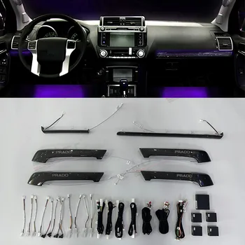 Рассеянное освещение для Toyota Prado Sky 2016-2021, ЖК-панель приборов, элементы управления дверью и светящаяся крышка рожка Изображение