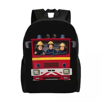 Рюкзак для ноутбука Fireman Sam, Женская Мужская модная сумка для книг, школьная сумка для студентов колледжа Изображение