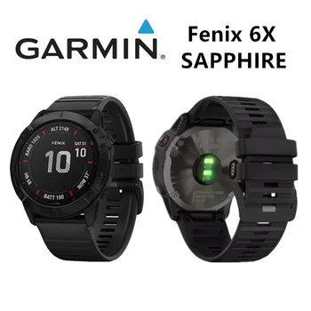 Спортивные часы Garmin Fenix 6X SAPPHIRE с GPS пульсометром на открытом воздухе без коробки Поддержка международных языков Бесплатная доставка Изображение