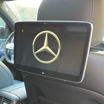 Телевизор В Развлекательной Системе На Заднем Сиденье Автомобиля Для Mercedes-Ben A B C E S ML GL CLS GLK SLK Class Android 12.0 Подголовник С Монитором Изображение