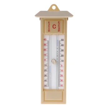 Термометр для максимального и минимального давления в теплице Традиционный температурный монитор от -40 до 50 ℃ Изображение