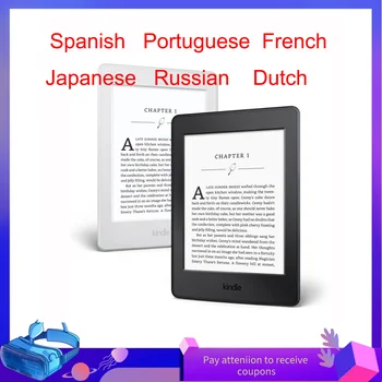 Устройство для чтения электронных книг Kindle 8th 6th E-ink Без подсветки с 6-дюймовым чернильным сенсорным экраном Испанский Португальский Японский Французский Русский Голландский Изображение