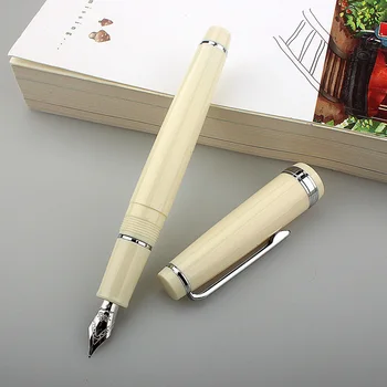 Чернильная ручка 0,5 мм Акриловая Spin Golden EF F Наконечник Elegante Деловая ручка для письма Офисные Школьные принадлежности Канцелярские принадлежности Ручка Подарок Изображение