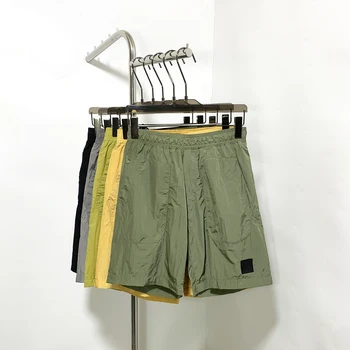 высококачественные спортивные шорты в летнем стиле для мужчин и женщин, быстросохнущие повседневные шорты с вышивкой значка компаса Изображение