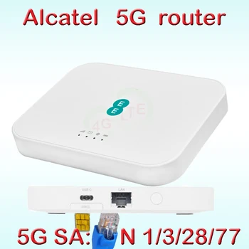 карманный мобильный wifi alcatel ee 5gee wifi QTAD52E 5G wifi6 lan порт 5G NR sa 5g Мини WiFi роутер С Sim-картой Точка доступа Wi-Fi Изображение